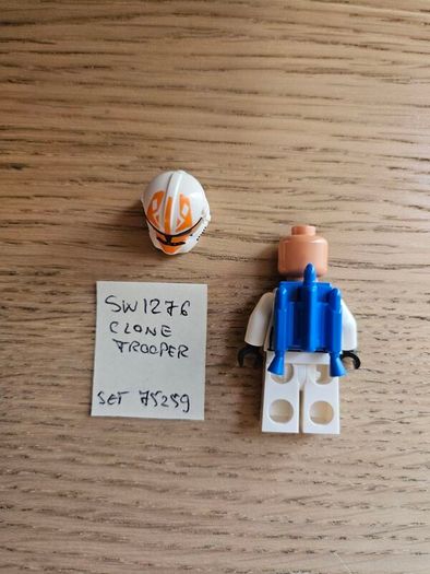 lego sw1276 clone trooper, set 75259