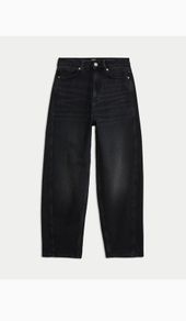 M&S high waist "carrot leg" ankle grazer jean UK8