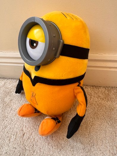 Minions The Rise Of Gru Kung Fu Stuart Plush Soft Poshpaws approx. 30 cm. Used Please see photos