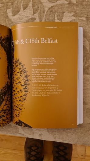 Hidden History Below Our Feet. By Ruairi O Baoill. The Archaeological Story Of Belfast. Large Volume Book In Very Good Condition.