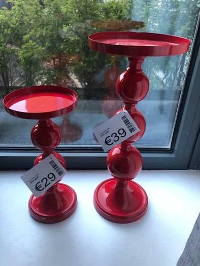 Ez Living candle stick set - candy apple