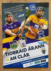 2021 Tipperary v Clare - GAA Munster Hurling Semi-Final Programme