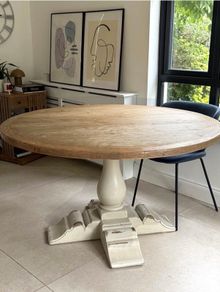 Rustic Round Dining Table