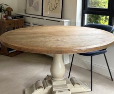 Rustic Round Dining Table