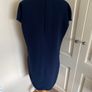 Tommy Hilfiger lined navy dress - 12-14 Image 4