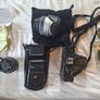 canon camera and pro lenses and a Pentax film system Image 2