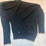 Lucy Nagle 100% cashmere black one shoulder jumper Image 5