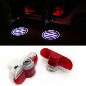 2X LED Car Door Interior Welcome Warning Light For VW Golf 3 4 Jetta MK4 Caddy MK3 Polo Beetle Cabrio Bora Sharan Touran Lavida