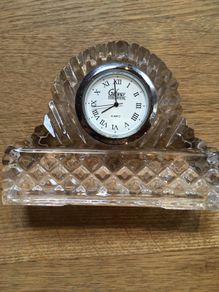 galway crystal clock