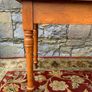 19th Century Victorian Elm & Oak Kitchen Table. Image 3