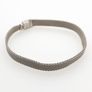 Vintage 925 Sterling Silver Pandora Mesh Bracelet Image 3
