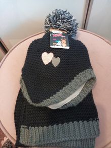 kids scarf &hat set