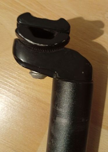 Carrera bicycle Saddle Post, lock Bracket & Rubber phone holder for all sizes