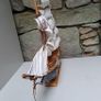 Wooden sailing boat ornament Image 3
