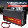 4000w pure sine wave 24v To 220v AC Voltage Converter Car Micro Inverter Image 2
