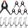 Elastic Nylon Backdrop Clamps Holder Background Clips for Video Photography Background Support, Canvas, Creation and Home Use Image 2