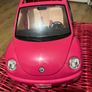 Mattel Barbie Volkswagen Beetle in hot pink Image 6