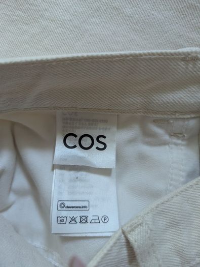 Cos white jeans trousers