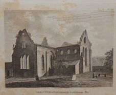 Graiguenamanagh Abbey Kilkenny Pair 1797 Antique Prints