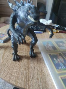 Vintage Trendmasters Godzilla Movie Figure Fang Bite Action 10" 1998 Roars Works