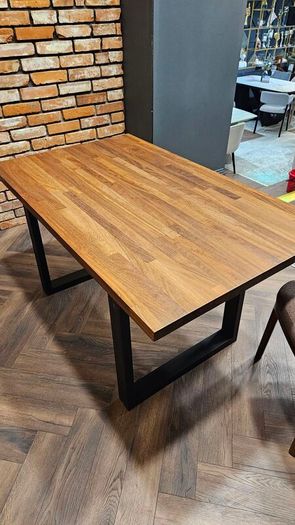 Wooden dining table