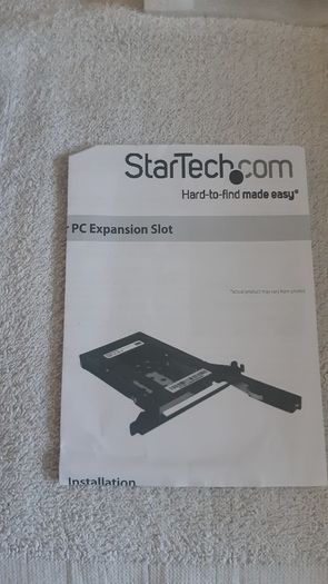 StarTech 2.5in SATA Hot Swap Removable Hard Drive Bay for PCI Expansion Slot S25SLOTR