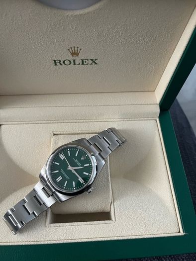 Rolex OP green 41m MINT condition