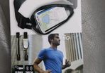 Slim body bag. Adjustable bag for running