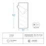 Camping Sleeping Bag - 20C, 100% cotton Image 3