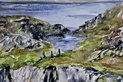 dunlough castle watercolour