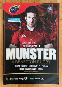 2017 Munster v Benetton - Guinness PRO 14 Programme