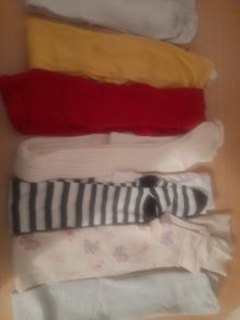 Girl's winter tights bundle age 9-12