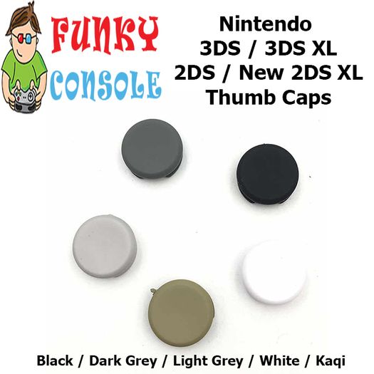 Nintendo 2DS 3DS 3DS XL New 3DS 2DS XL Replacement Analog Toggle Thumb Cap Grips Kaqi