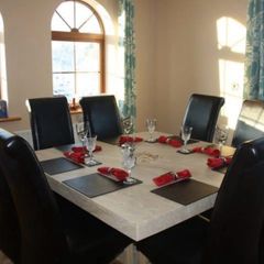 Large Square Stone Dining table
