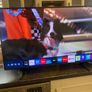 Samsung 4k Smart 43 inch YouTube Netflix Disney samsung plus app perfect condition model number UE43AU9070U Image 2