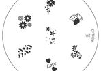 5 nail stamping plates lot - New