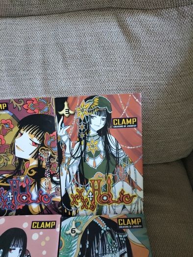Clamp Manga Books In English 1 2 3 6 8 9 xxxHolic Manga series