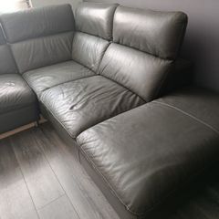 Genuine leather sofa