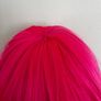Vibrant Hot Pink Short Bob Wig with Bangs Fringe Image 4