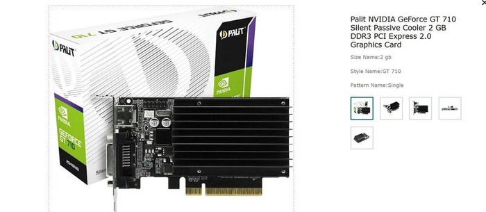 GEFORCE GT 710 2GB Graphics Card New Sealed