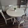 Ikea round table and 4 chairs Image 3