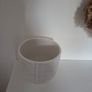 Stylish White Ceramic Plant Pot Image 5