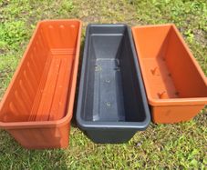 Garden Plant Pots Window Boxes Set of 3