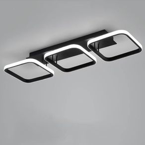 FREE EXPRESS SHIPPING Ceiling Light 3 Rectangles LED Latest Personality Simple White Black Aisle Light for Hallway Entrance Office Bedroom Kitchen Living Room 33W
