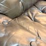 1970s Norwegian Rykken & Co Attributed Leather Lounge Chair Set Image 9
