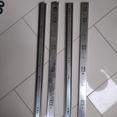 Heavy Duty Telescopic Ball Bearing Drawer Runners 45KG Load (Pair) 700mm