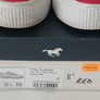 New Mustang Womens Red Canvas Sneakers Image 2