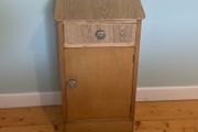 Modern Bedside Cabinet / Nightstand  + Cupboard Storage