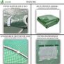 SUMMER SALE Polytunnel Greenhouse 3x2x2m 6m Squared Poly Tunnels Gardening Walk In Pollytunnel Tent with Steel Frame Image 6