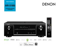 Denon AVR-X1000 surround network AV receiver